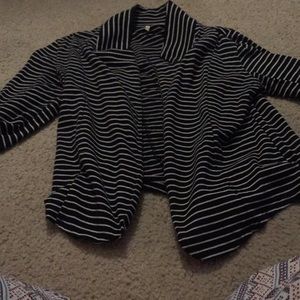 Blazer black and white